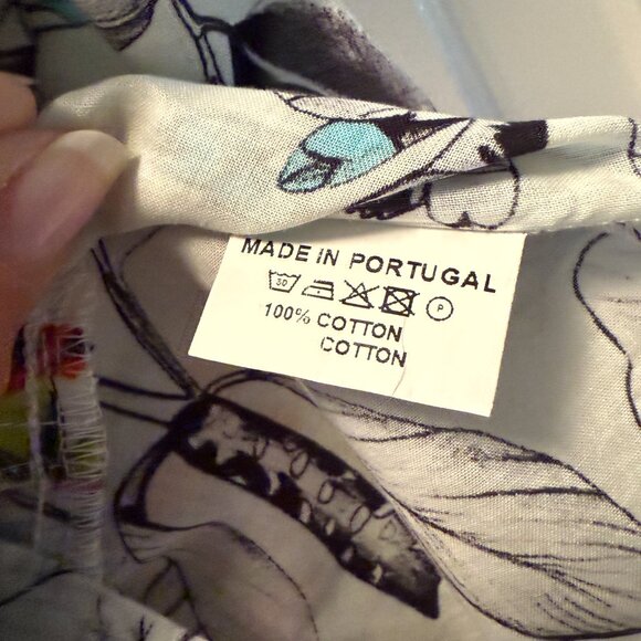 Vilagallo Flamingo print half button down colorful dress size 36 Portugal - Picture 6 of 6